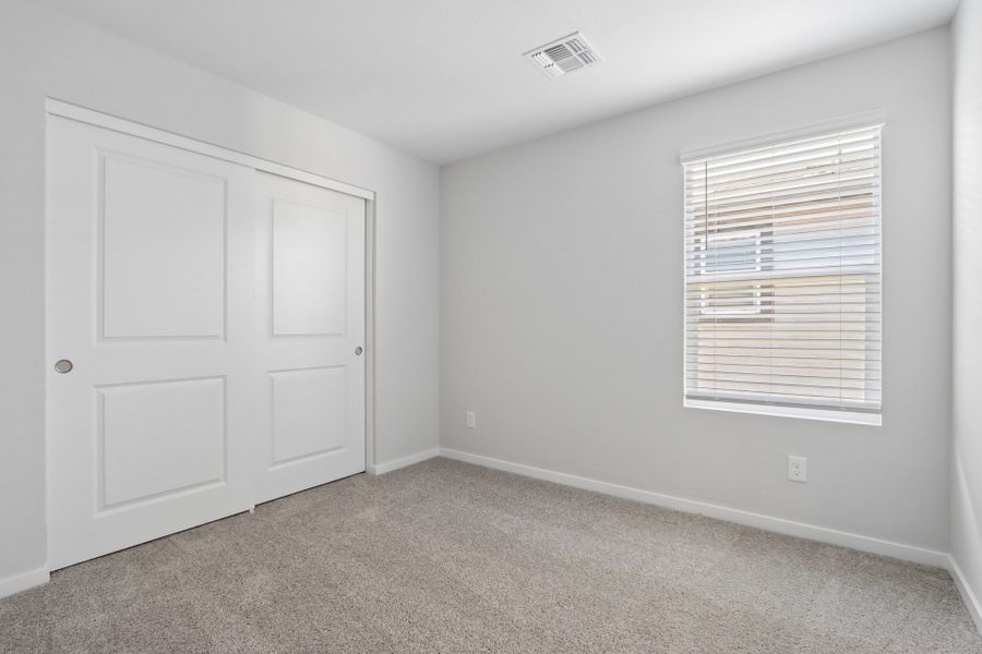 A room with white doors.