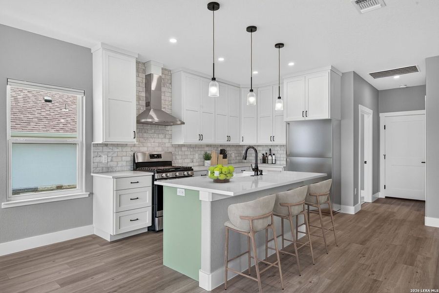 Furnished interior view inside a new home in , Kerrville (Image 7).