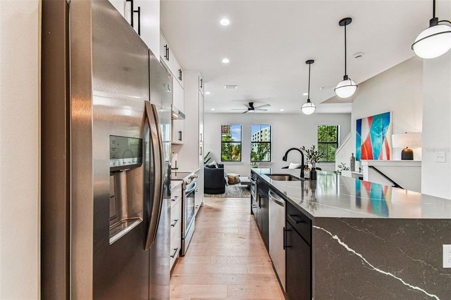 Furnished interior view inside a new home in , Tampa (Image 50).