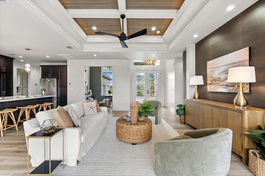 Furnished interior view inside a new home in , Port Charlotte (Image 64).