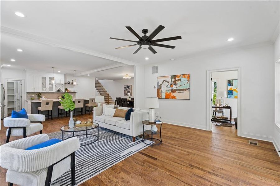 Furnished interior view inside a new home in , Decatur (Image 14).