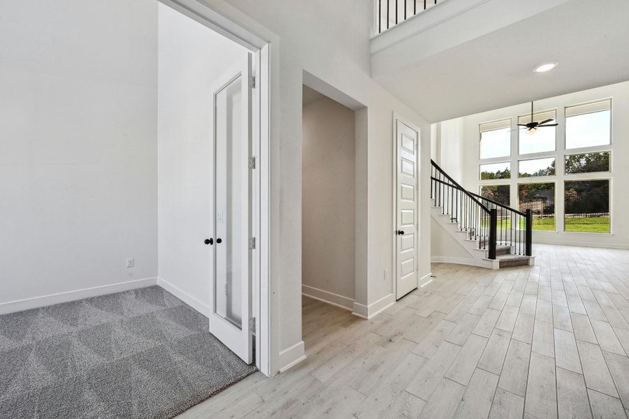 Representative unfurnished interior of a home built from the The Cooper XXL by Westin Homes in The Grand Prairie, Hockley (Image 12). Representative unfurnished interior of a home built from the The Cooper XXL by Westin Homes in The Grand Prairie, Hockley (Image 12).