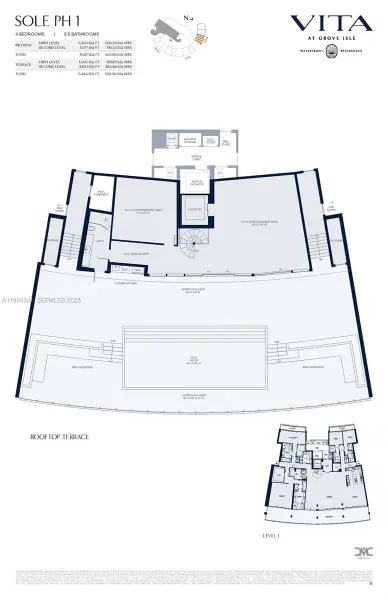 2D floor plan layout of this home in , Miami, FL (Image 7).