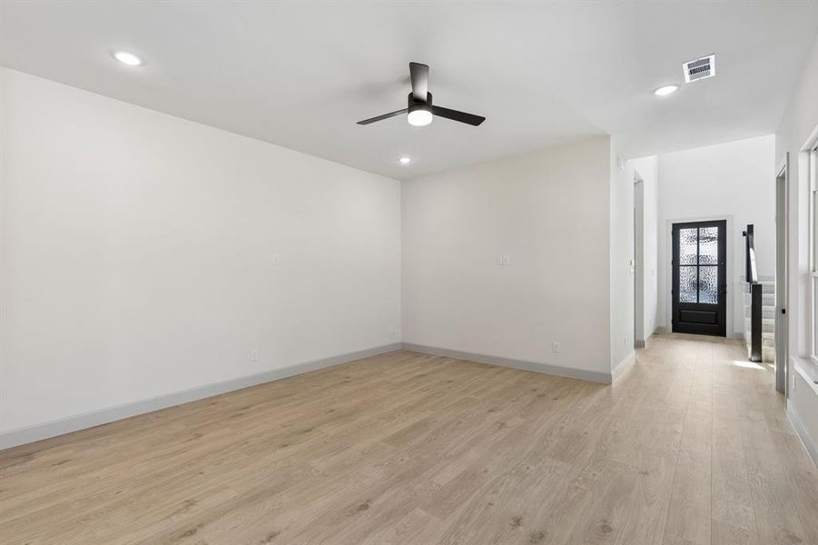 The entire family will love gathering in this spacious family room! The entire family will love gathering in this spacious family room!