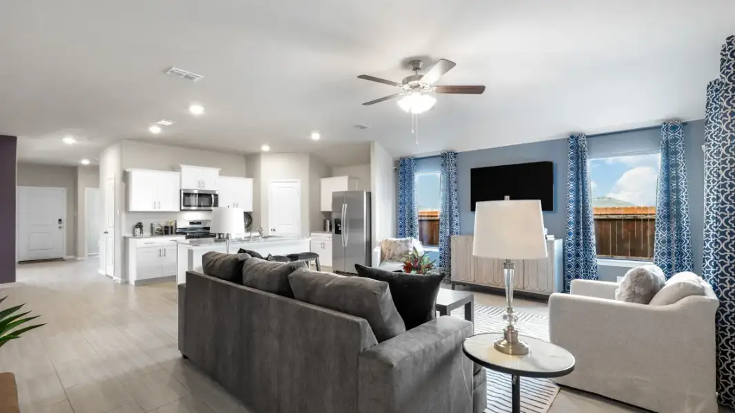 Furnished interior view inside a new home in Hadley Farms, Godley (Image 21).