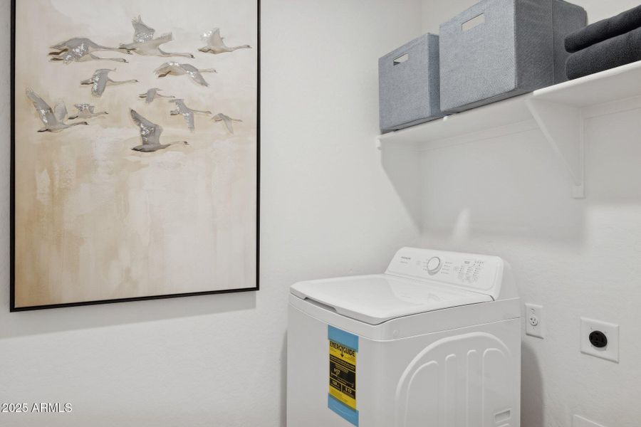 Laundry - Upstairs - Model