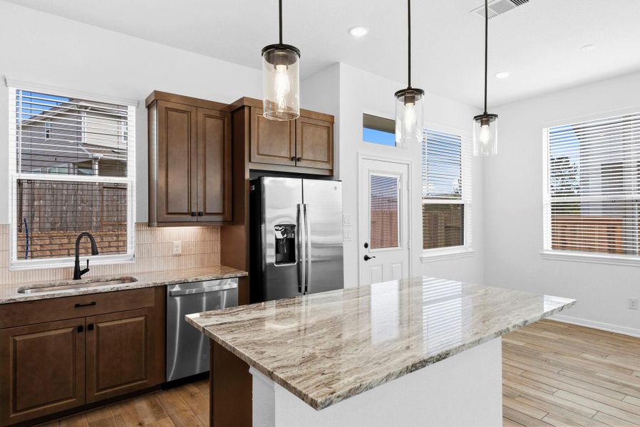 Furnished interior view inside a new home in Woodforest, Montgomery (Image 6). Furnished interior view inside a new home in Woodforest, Montgomery (Image 6).