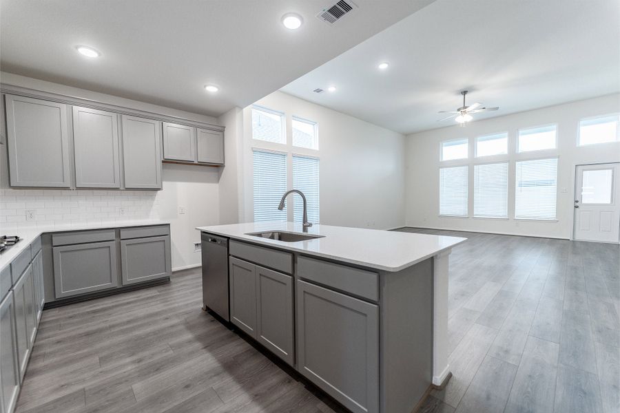 Furnished interior view inside a new home in Windrose Green, Angleton (Image 7).