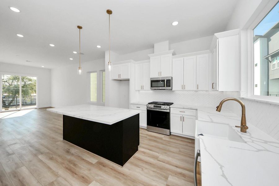 Furnished interior view inside a new home in , Houston (Image 20).
