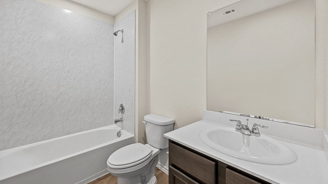 Furnished interior view inside a new home in Stonewyck Farms, Ennis (Image 14).