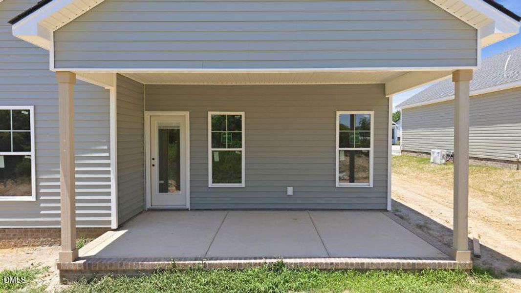 Rear Covered Porch Rear Covered Porch