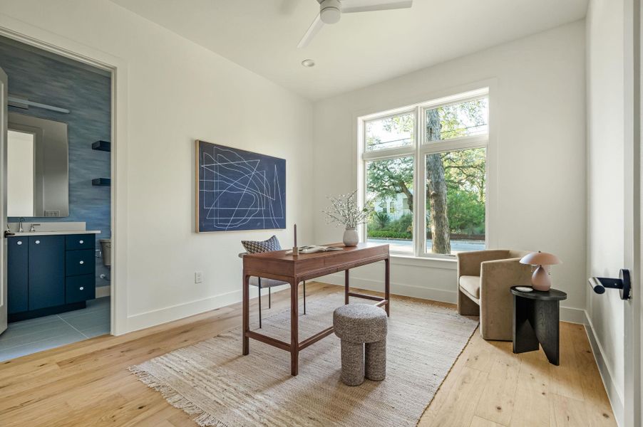 Furnished interior view inside a new home in , Austin (Image 35).