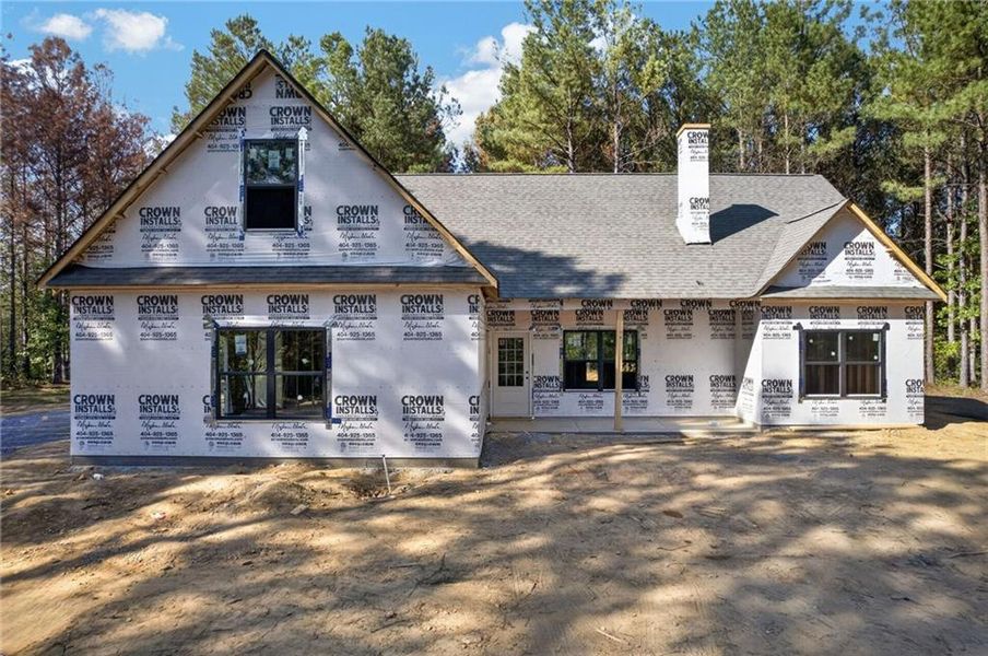 In-progress construction of a new home in , Rockmart, GA (Image 29).