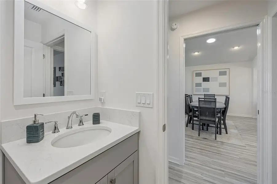 Furnished interior view inside a new home in , The Villages (Image 49).