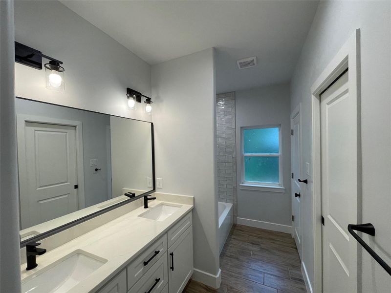 Furnished interior view inside a new home in , Willis (Image 6). Furnished interior view inside a new home in , Willis (Image 6).