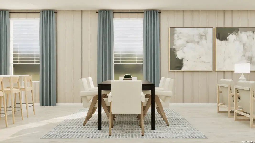 Furnished interior view inside a new home in Summerlin, San Antonio (Image 34).
