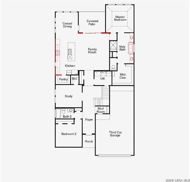 2D floor plan layout of this home in Nopal Valley, San Antonio, TX (Image 3). 2D floor plan layout of this home in Nopal Valley, San Antonio, TX (Image 3).