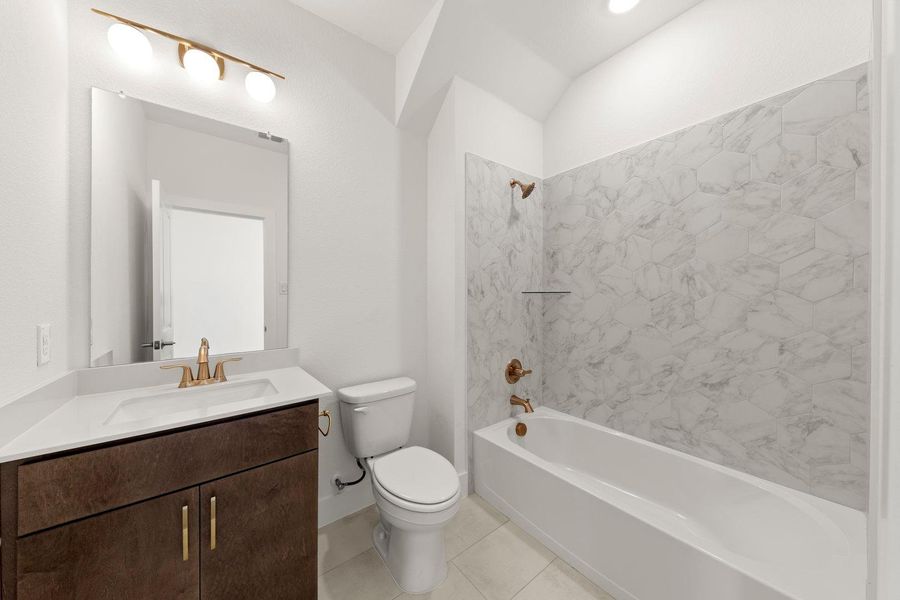 Furnished interior view inside a new home in Discovery Collection at Painted Tree Village, McKinney (Image 7). Furnished interior view inside a new home in Discovery Collection at Painted Tree Village, McKinney (Image 7).