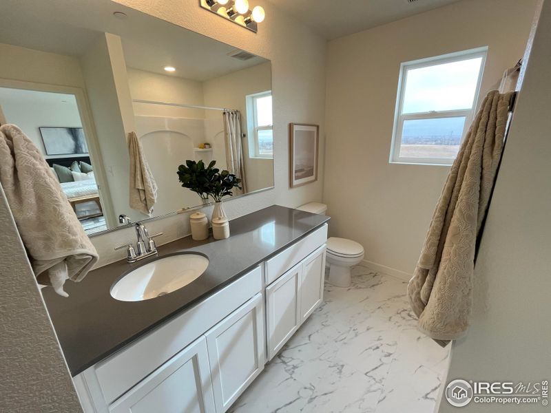 Furnished interior view inside a new home in Liberty Draw, Evans (Image 8).