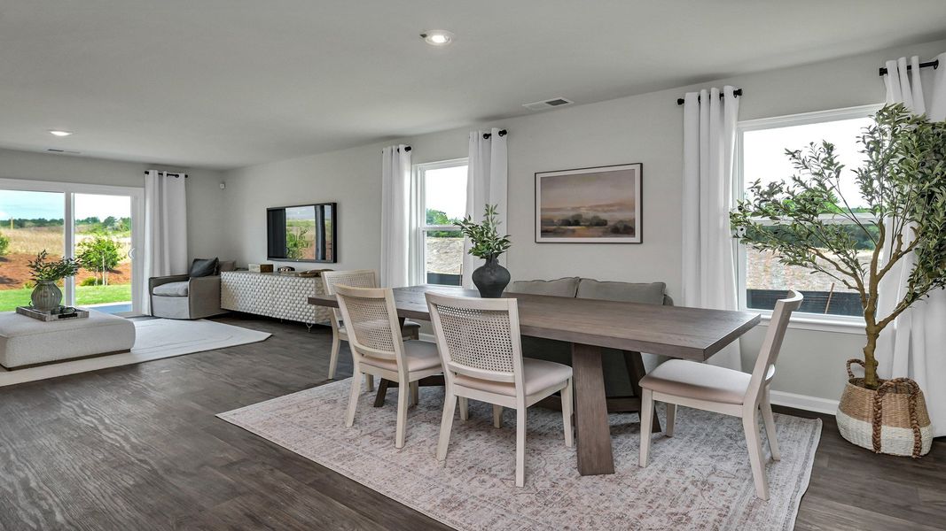 Furnished interior view inside a new home in Hunter's Branch, Hopkins (Image 12). Furnished interior view inside a new home in Hunter's Branch, Hopkins (Image 12).