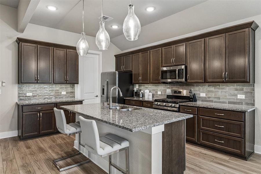 Furnished interior view inside a new home in , Little Elm (Image 14).