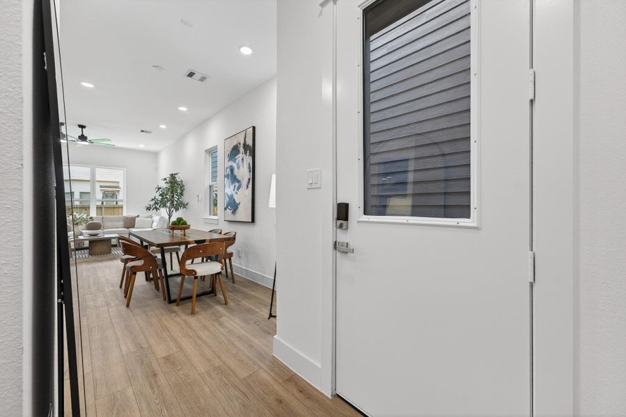 Furnished interior view inside a new home in , Houston (Image 6).
