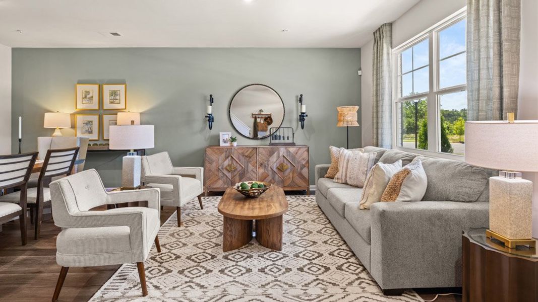 Furnished interior view inside a new home in Echo Glen, Stockbridge (Image 7).