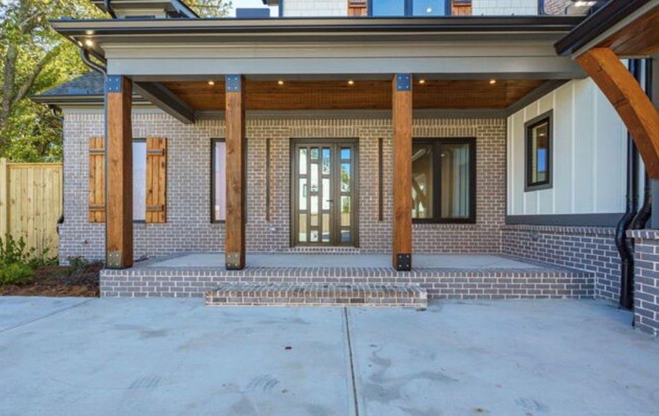 Exterior details and patio area of a home in , Cumming (Image 41).