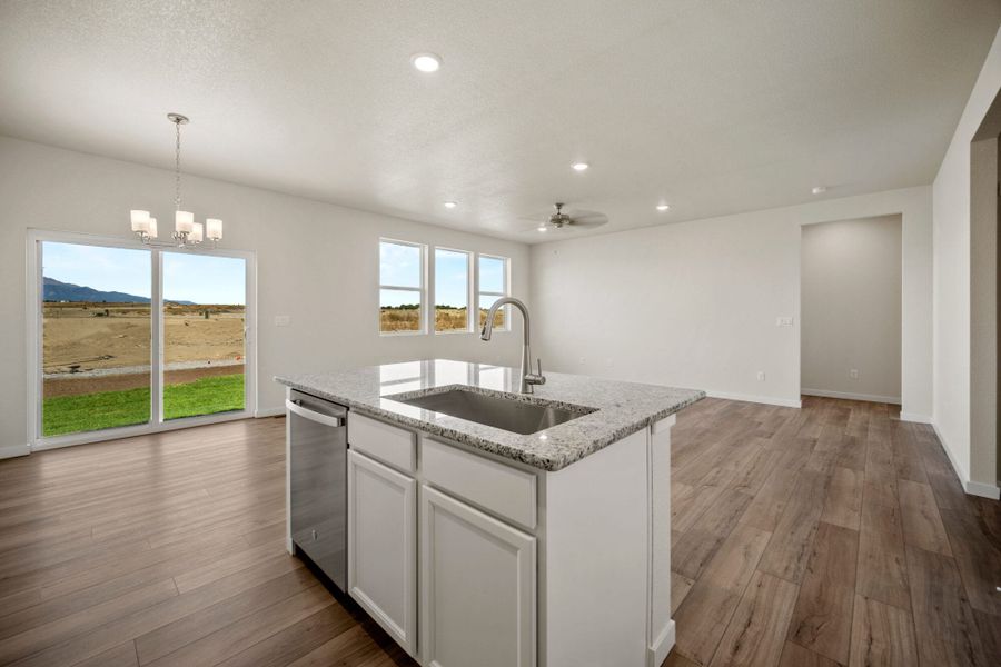 Furnished interior view inside a new home in The Glen-12, Colorado Springs (Image 10).