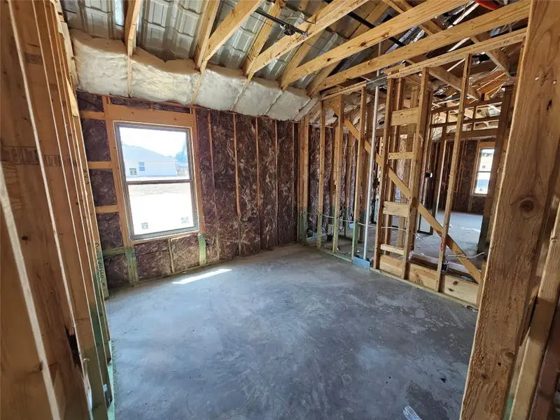 In-progress construction of a new home in Lexington Heights, Willis, TX (Image 4).