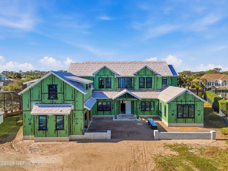 In-progress construction of a new home in , Ponte Vedra Beach, FL (Image 57).