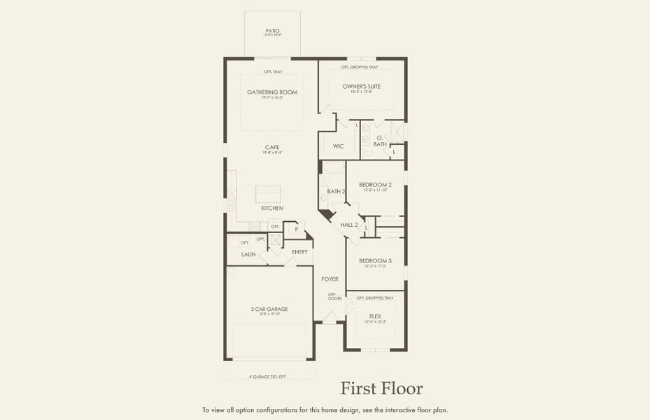 2D floor plan layout for the Spruce by Pulte Homes in Foothills Preserve, Mount Dora, FL (Image 3). 2D floor plan layout for the Spruce by Pulte Homes in Foothills Preserve, Mount Dora, FL (Image 3).