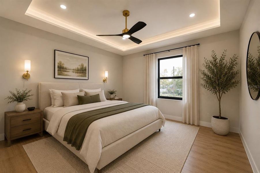 Furnished interior view inside a new home in , Tampa (Image 11).