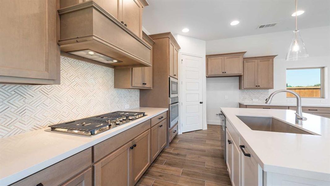 Furnished interior view inside a new home in The Heights At Uptown Celina 45', Celina (Image 11). Furnished interior view inside a new home in The Heights At Uptown Celina 45', Celina (Image 11).