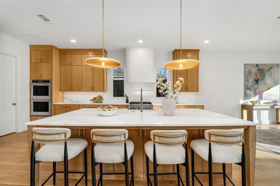 Furnished interior view inside a new home in , Dallas (Image 6).