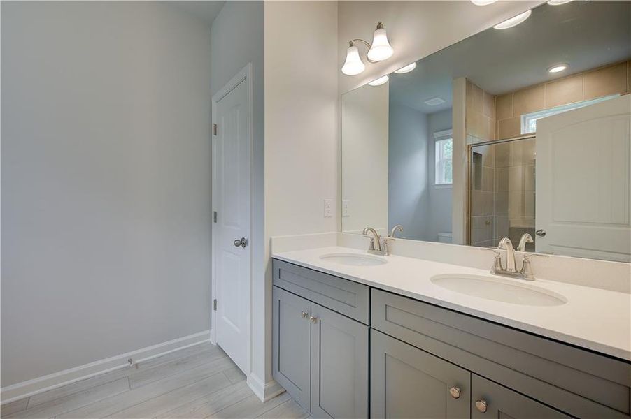 Furnished interior view inside a new home in Daybreak, Newnan (Image 12).