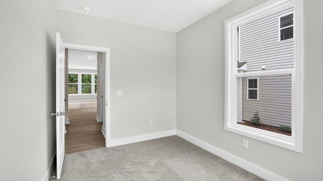 Spacious, unfurnished interior of a new home in Hidden Hills, Spartanburg (Image 24). Spacious, unfurnished interior of a new home in Hidden Hills, Spartanburg (Image 24).