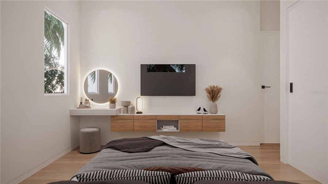 Furnished interior view inside a new home in , Orlando (Image 7).