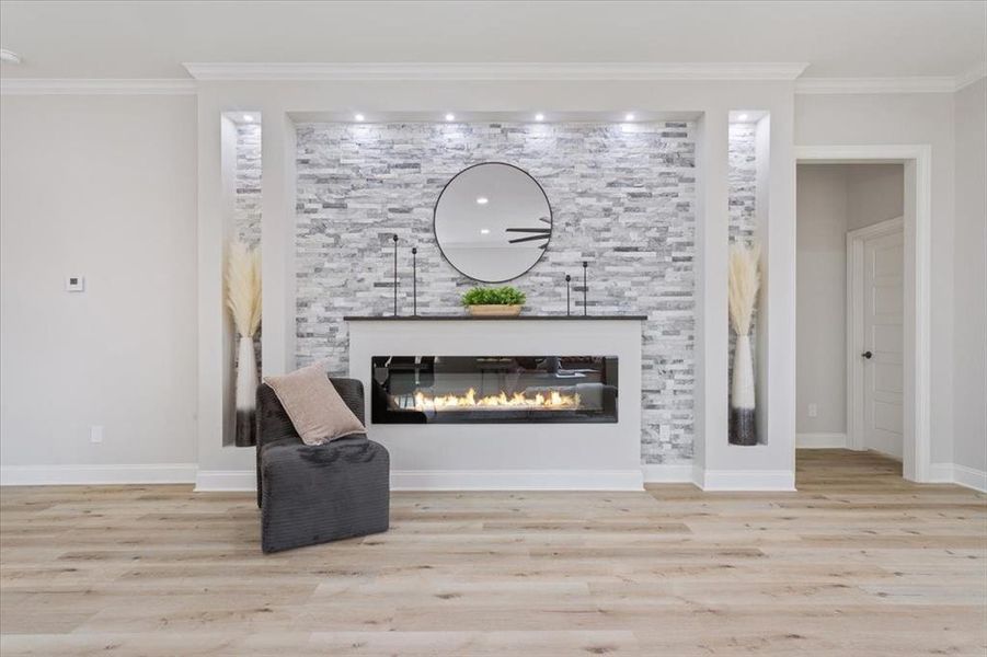 Accent fireplace Accent fireplace