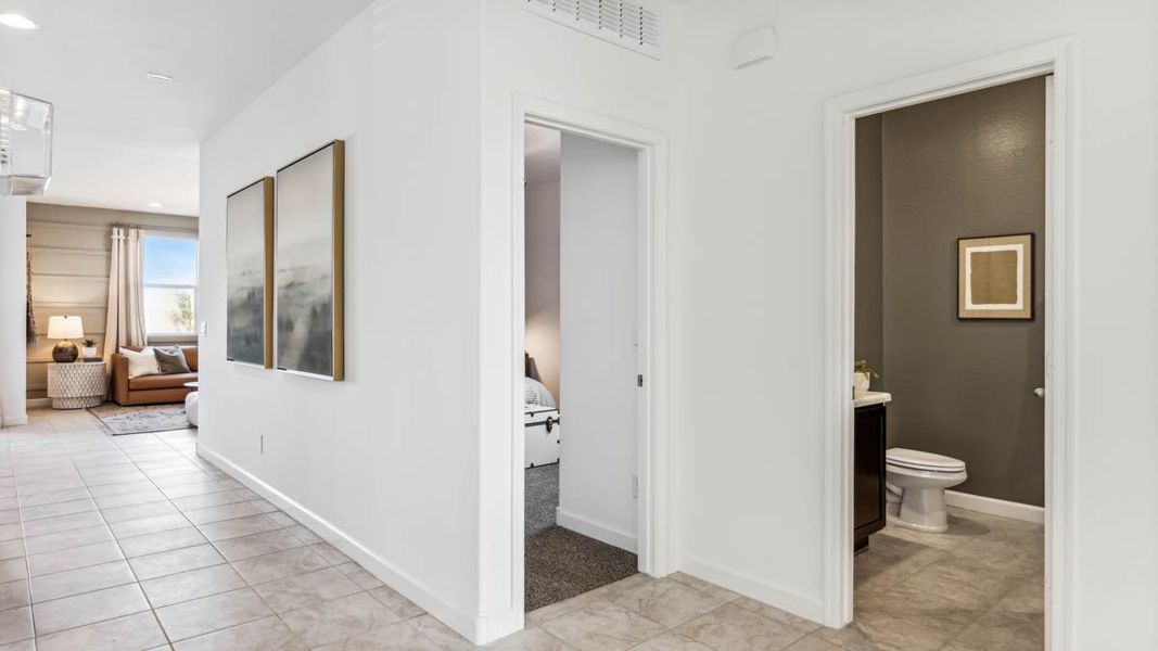 Furnished interior view inside a new home in Barnett Village, Marana (Image 19).