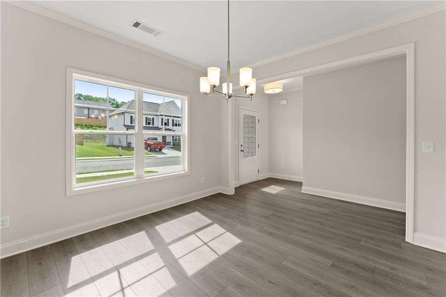 Spacious, unfurnished interior of a new home in , Dawsonville (Image 24).