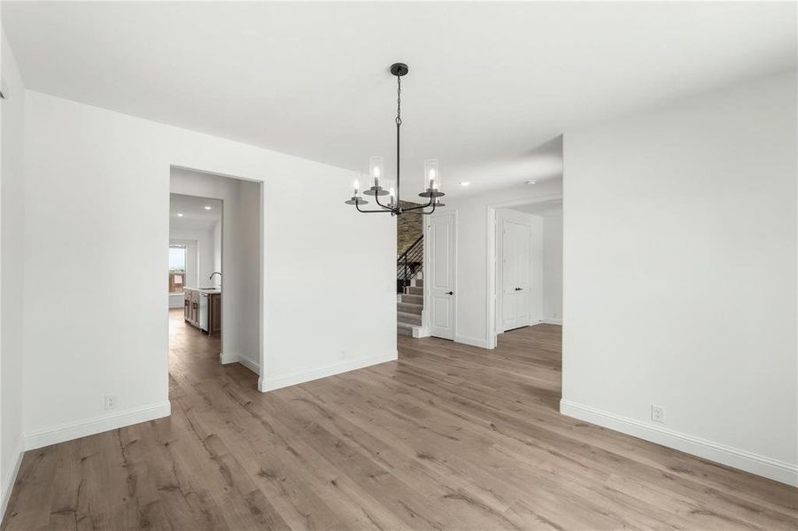 Spacious, unfurnished interior of a new home in Timberbrook 4B, Justin (Image 23).