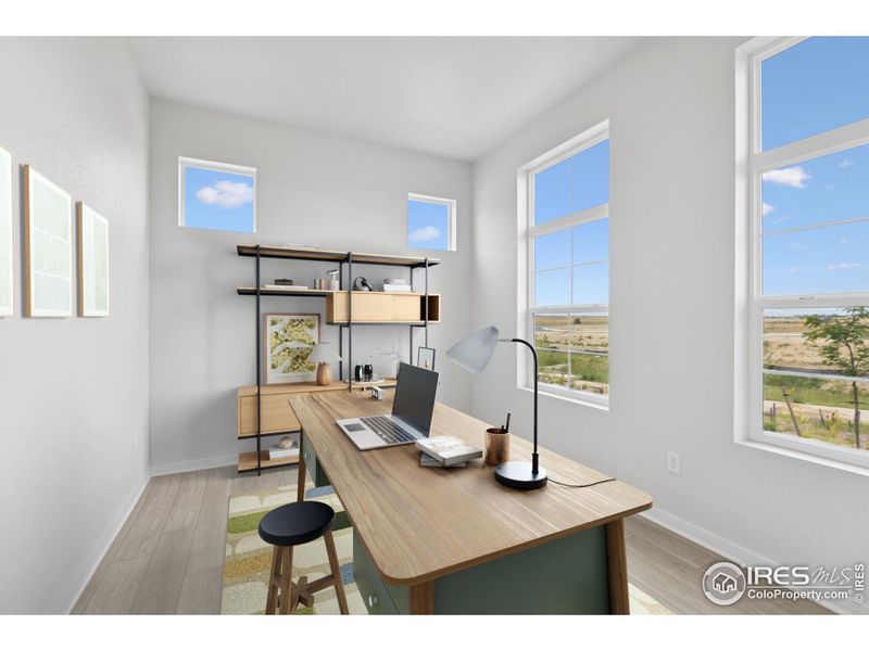 Furnished interior view inside a new home in Kinston Cottage, Loveland (Image 9).