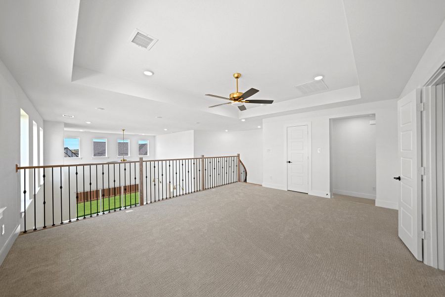 Spacious, unfurnished interior of a new home in Fields - 50' Lots, Frisco (Image 26). Spacious, unfurnished interior of a new home in Fields - 50' Lots, Frisco (Image 26).