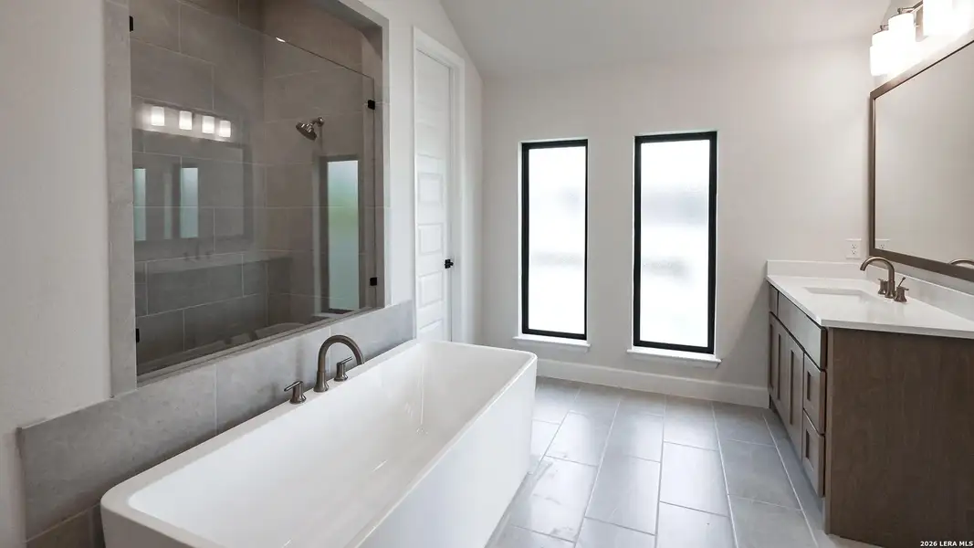 Furnished interior view inside a new home in Veramendi, New Braunfels (Image 6).