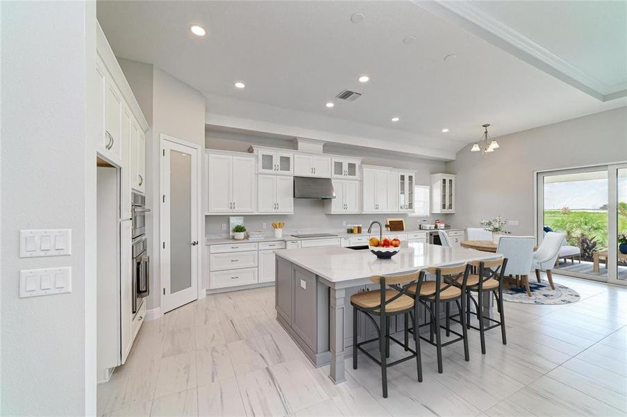 Furnished interior view inside a new home in Mirada, San Antonio (Image 4).