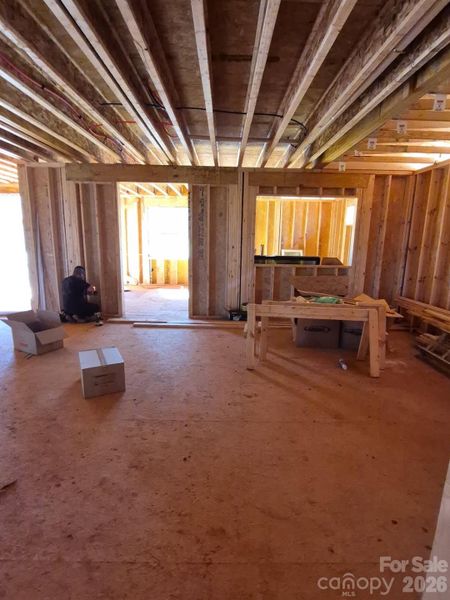 In-progress construction of a new home in , Statesville, NC (Image 9).