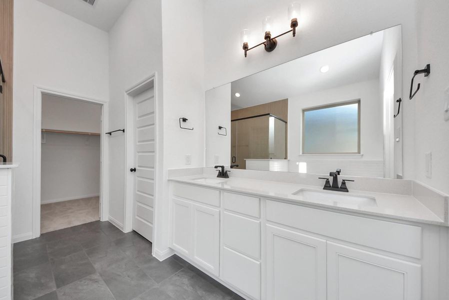 Furnished interior view inside a new home in Elyson, Katy (Image 6).