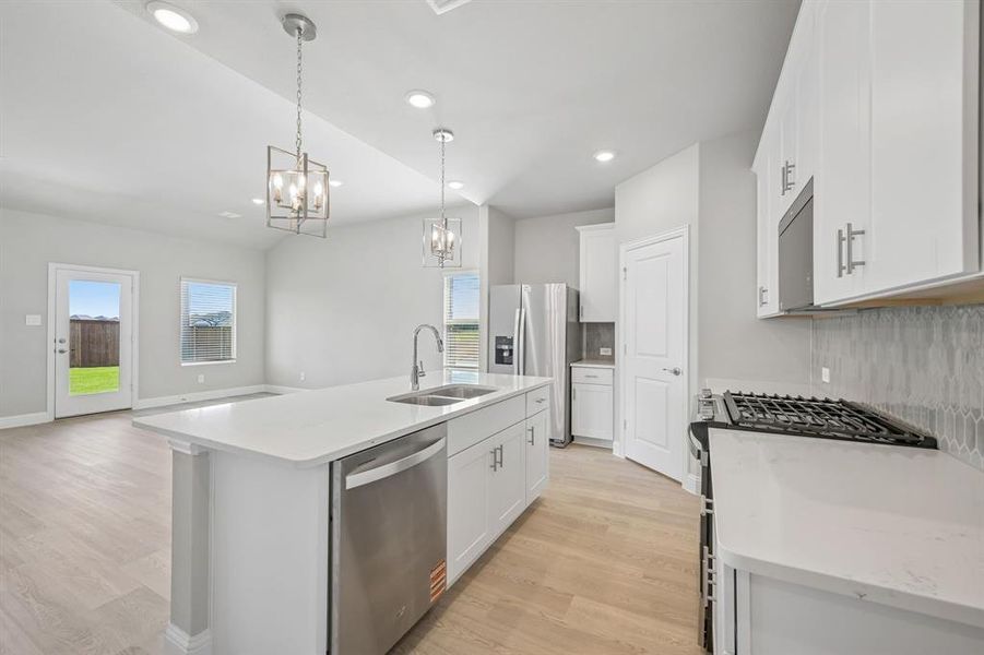 Furnished interior view inside a new home in Lakehaven - Signature Series, Farmersville (Image 7).