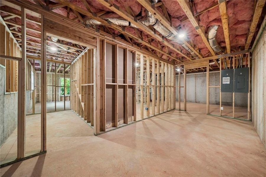 In-progress construction of a new home in , Atlanta, GA (Image 68).